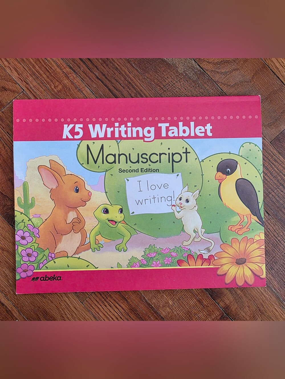 Abeka K5 Writing Tablet Manuscript - New